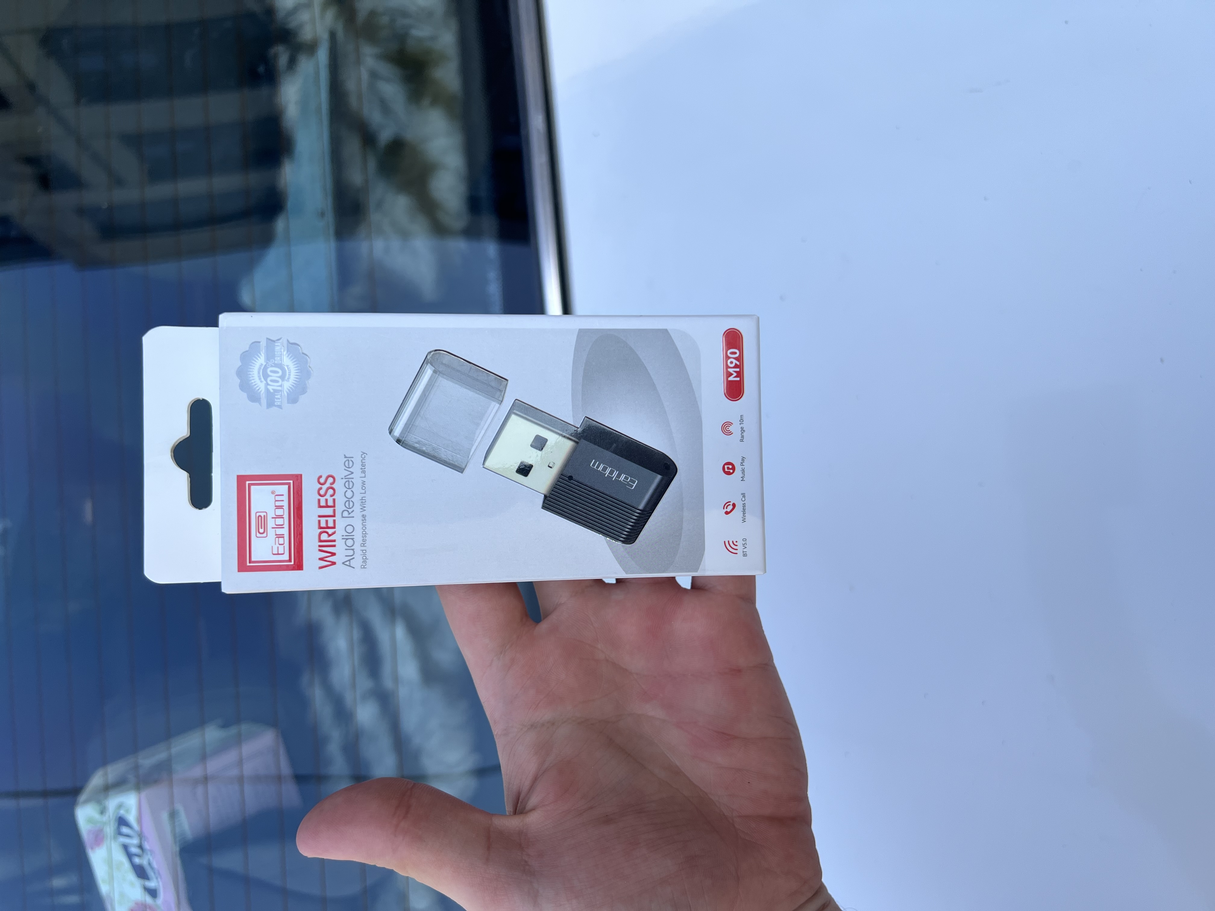 دانگل بلوتوث USB ضبط خودرو | تبدیل ضبط فلش‌خور به بلوتوث