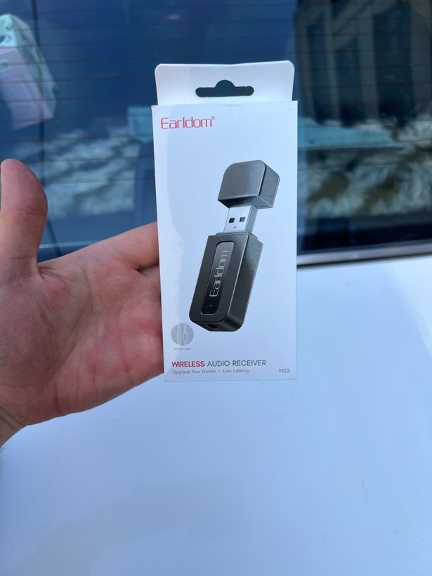 دانگل بلوتوث USB و AUX خودرو | تبدیل ضبط خودرو به بلوتوث