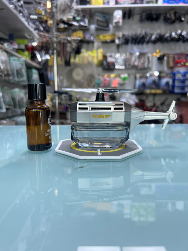 خوشبوکننده خودرو طرح هلیکوپتر خورشیدی | دارای رایحه اضافه